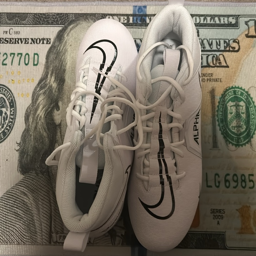 Nike alpha cleats size 12 M never worn still in box - Picture 3 of 4